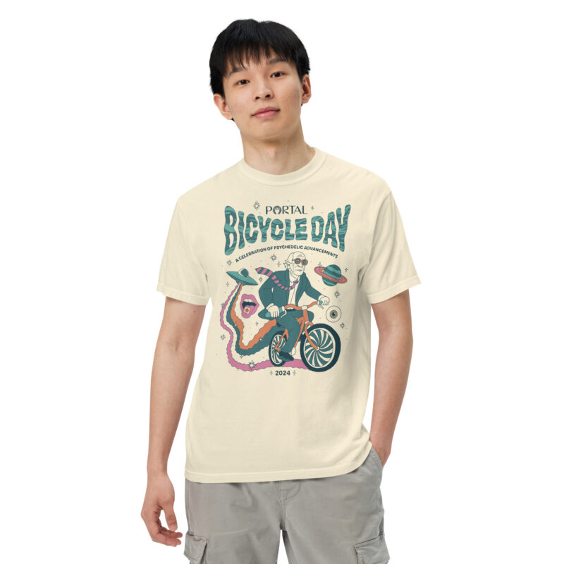 Bicycle Day T-shirt – Ivory